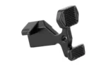 ODIN OVERSIZE BOLT CATCH, black angled view with two textured oversized paddles