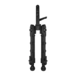 ACCU-TAC M-LOK SPEC-5 bipod, black, front view with legs folded together