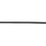 CMC AR15 GAS TUBE PISTOL LENGTH, black tube in horizontal side view with end hole