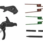 Hiperfire HF EDT HEAVY GUNNER AR15 TRIGG ASSEM black trigger parts with colored springs and pins