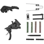 Hiperfire HF HIPERTOUCH REFLEX AR15 TRIG ASSEM, black trigger parts with springs and pins