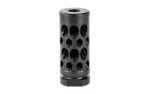 Hiperfire HF HIPERCOMP AK COMP GEN 2 M14XL, black angled view with rows of circular ports