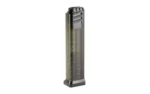 Grand Power MAGAZINE GPWR STRIBOG 10MM 10RD TRS translucent smoke front view with black baseplate