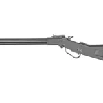 TPS Arms M6 Takedown, right-side view with black twin barrels, receiver and skeletonized stock