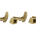 Magpod 3PK for Gen3 PMAGS Tan, three tan magazine base supports in side view