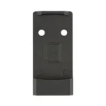 Calculated Kinetics CK CANIK METE/TTI TO K/RMSC DT PLATE black plate with two holes, top view