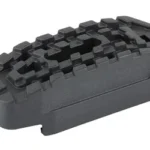 Die Free Co DFCO DOS BOOT +2 3PK BLACK black magazine base pad, angled top view with raised tread