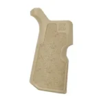 Die Free Co Kung Fu Grip for AR15/AR10 FDE, tan right-side view with textured grip panel