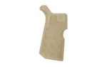 Die Free Co Kung Fu Grip for AR15/AR10 FDE, tan right-side view with textured grip panel