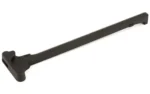 Luth-AR LUTH AR 308 Charging Handle, black angled top view with T-shaped latch