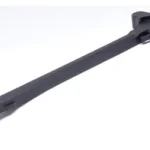 Luth-AR LUTH AR 223 Charging Handle, black angled top view with extended latch