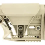 Luth-AR LUTH AR MBA-3 CARB STK FDE, flat dark earth adjustable stock in side view