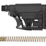 Luth-AR LUTH AR MBA-3 STOCK KIT 223 BLK, black stock with spring and gold-tone buffer