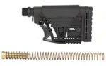 Luth-AR LUTH AR MBA-3 STOCK KIT 223 BLK, black stock with spring and gold-tone buffer