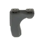 Die Free Co Full Stop M-LOK Finger/Hand/Barricade Stop Black front view with two mounting screws