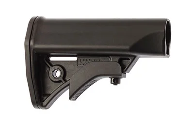 primary-19950 LWRC COMPACT STOCK BLK black right-side view with adjustment lever and open support frame