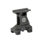 GBRS GROUP LERNA MOUNT KIT AMPNT BLK black angular mount, three-quarter view with mounting screws