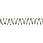 Luth-AR 308 Carbine Buffer Spring, dark metallic coil spring in side view