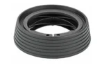 Luth-AR LUTH AR DELTA PACK black angled view with ribbed ring and internal spring