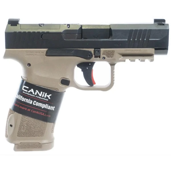 Century Arms Canik Mete MC9 LS Handgun 9mm Luger 10rd Magazine 3.6" Barrel Black/FDE CA Compliant