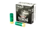 STERLING COMP black box in three-quarter front view with two green shells