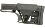 Luth-AR LUTH AR MBA-1 RFL/FXD STK BLK, black adjustable stock in side view