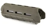 MAGPUL MOE M-LOK HANDGUARD CARB olive drab, angled side view with elongated slots
