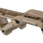 MAGPUL AFG1 angled foregrip in flat dark earth, right-side view with ribbed grip and rail mount