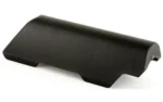 Magpul Cheek Riser MOE/CTR black cheek riser in angled side view with mounting tabs