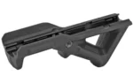 MAGPUL AFG1 angled foregrip, black side view with textured grip and mounting channel