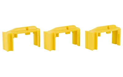 primary-20164 MAGPUL SELF LEV FOLLOWER YELLOW 3PK three yellow followers arranged side by side