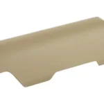 Magpul Cheek Riser MOE/CTR .50 FDE, tan riser shown from the side with curved top