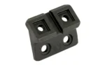 Magpul M-LOK Offset Light Mount Poly, black angled mount with four visible holes