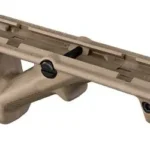 MAGPUL AFG2 angled foregrip in flat dark earth, three-quarter view with rail mount visible