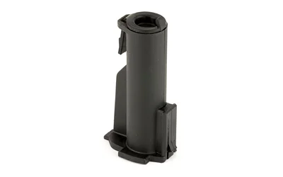 primary-20184 MAGPUL MIAD/MOE STOR CORE CR123A, black upright view with cylindrical battery compartment