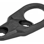 Magpul M-LOK Paraclip Sling Mount, black angled top view with oval loop and mounting holes