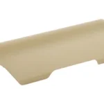 MAGPUL CHEEK RISER .25 FDE, tan side view with curved top and mounting edges