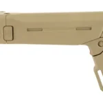MAGPUL ZHUKOV-S STK AK47/AK74 FDE, flat dark earth folding stock in right-side view