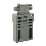 MAGPUL BEV BLOCK AR15/M4, gray vise block shown upright in angled front view