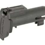 MAGPUL STOR CORE BOLT & FR PIN black storage core, angled view with hinged cap