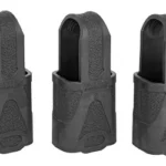 MAGPUL ORIG 9MM SUBGUN black three-pack shown upright with textured pull loops