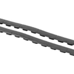 Magpul M-LOK Rail Cover Type 1 black, two ribbed cover strips in angled top view