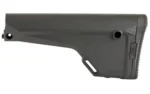 MAGPUL MOE Rifle Stock, black right-side view with sling slot and textured buttpad