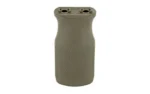 MAGPUL M-LOK MOE MVG vertical grip in olive drab, front view with textured sides