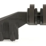 Magpul Rail Light Mount Right, black angled side view with dual mounting rings