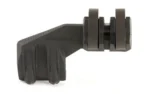 Magpul Rail Light Mount Right, black angled side view with dual mounting rings