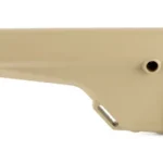 MAGPUL MOE Rifle Stock FDE, right-side view with angled buttpad and mounting holes