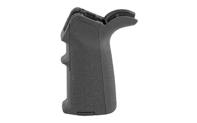 primary-20278 MAGPUL MIAD AR GEN1.1 GRIP KIT black grip, angled side view with textured panels