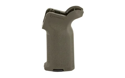 primary-20299 Magpul MOE K2 AR grip, olive drab rear three-quarter view with textured sides