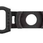 MAGPUL SGA black receiver sling mount, top view with loop and circular opening